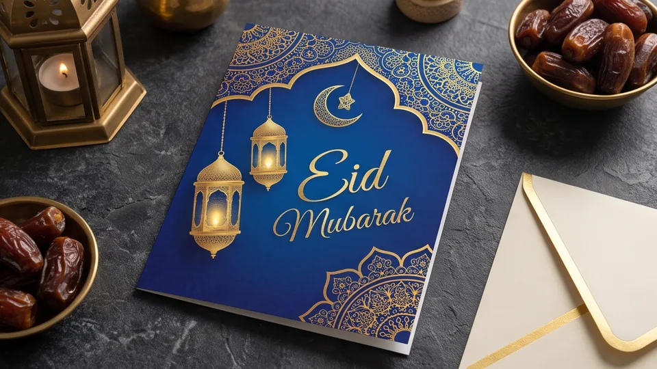 Eid Al-Fitr Card example