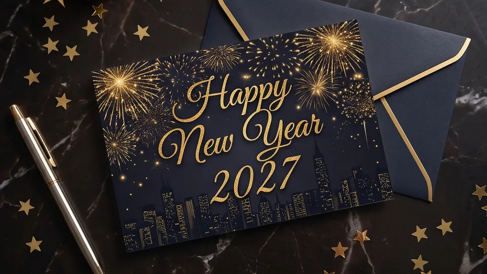 New Year Card example