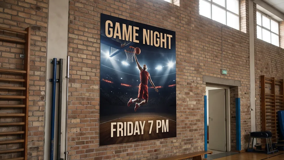 Basketball Poster example