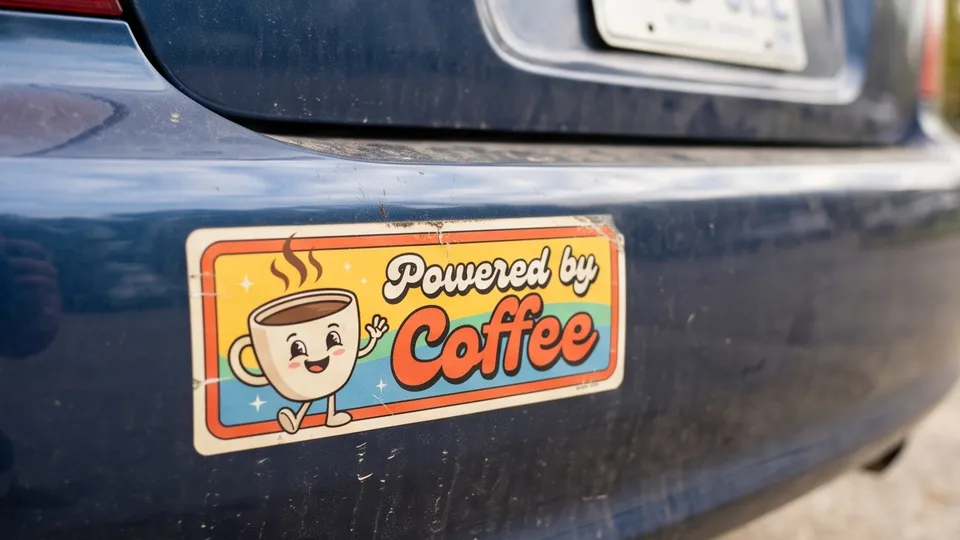 Bumper Sticker example