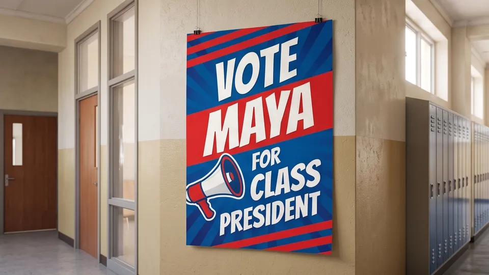 Campaign Poster example