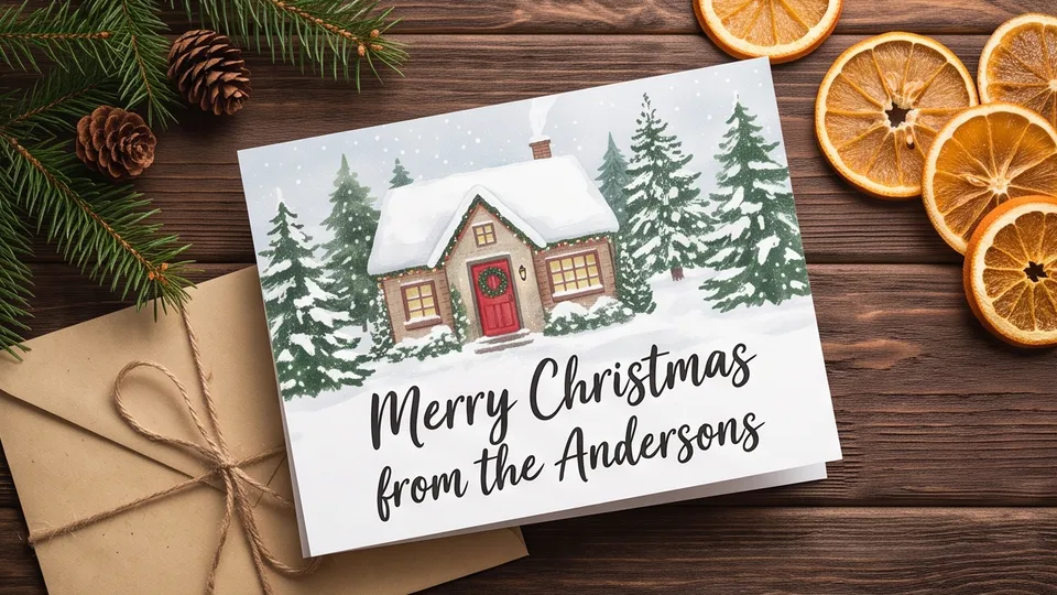 Christmas Card example