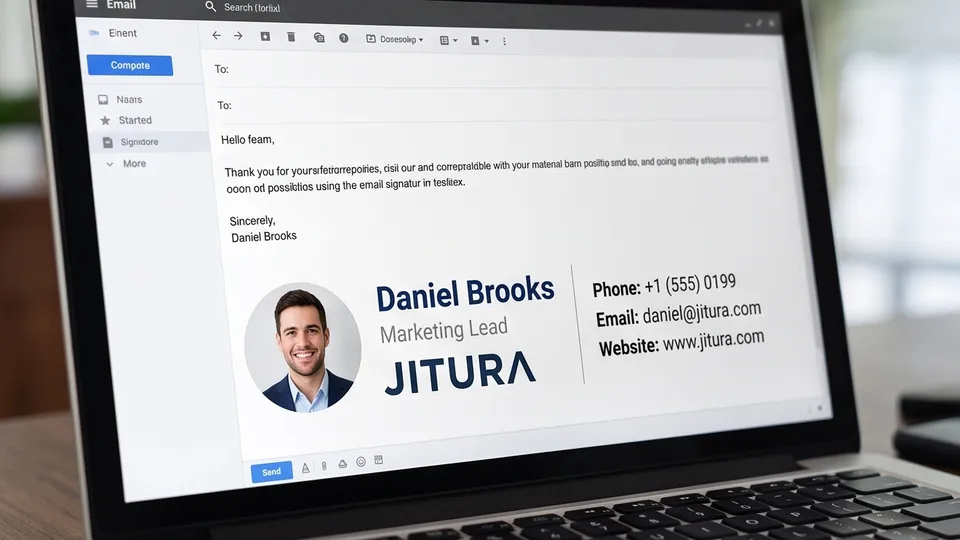 Email Signature example