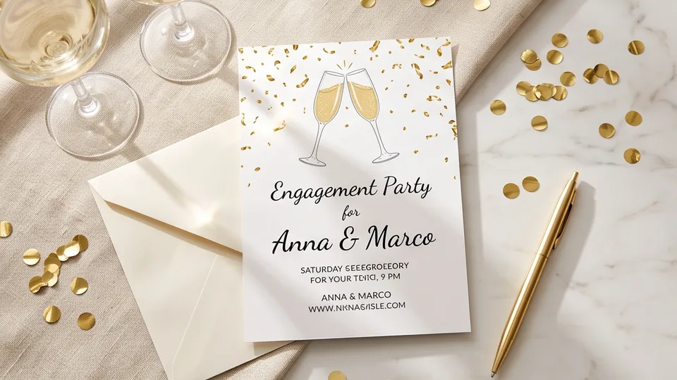 Engagement Party Invitation example