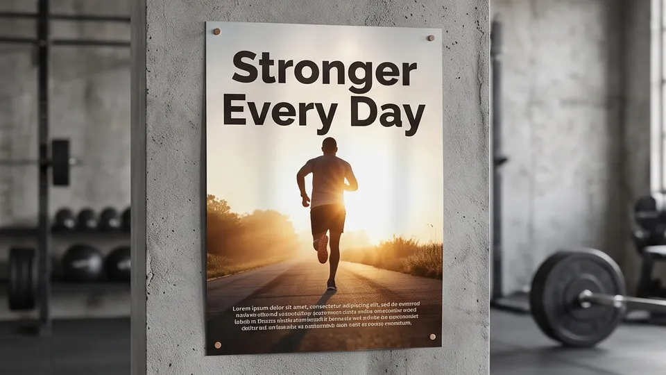 Fitness Poster example