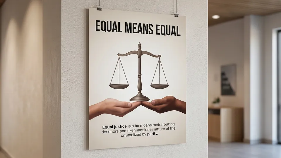 Gender Equality Poster example