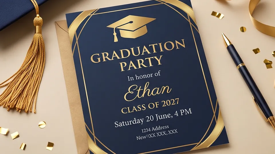 Graduation Invitation example