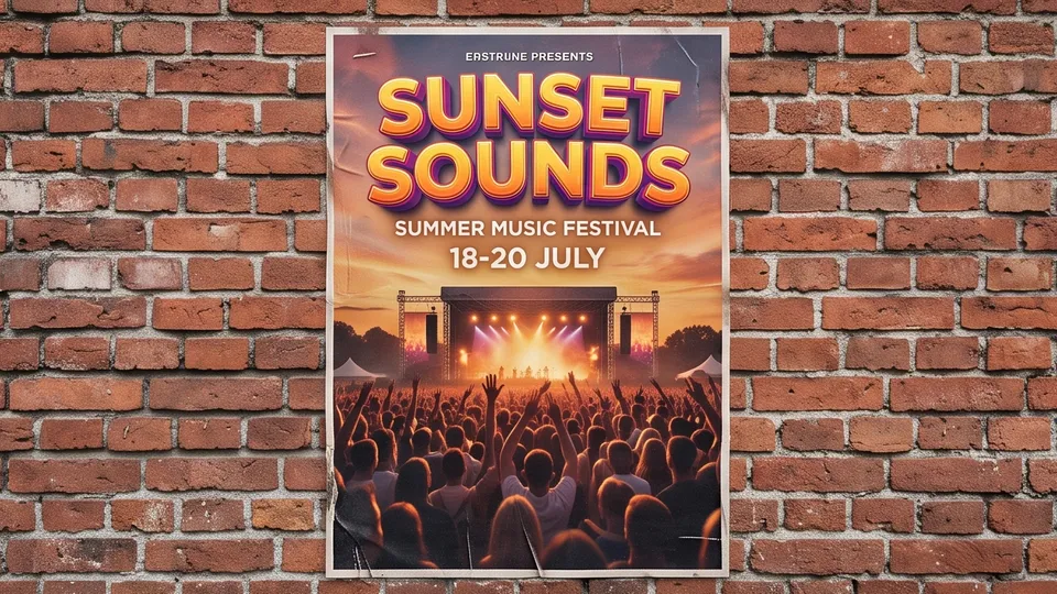 Music Festival Poster example