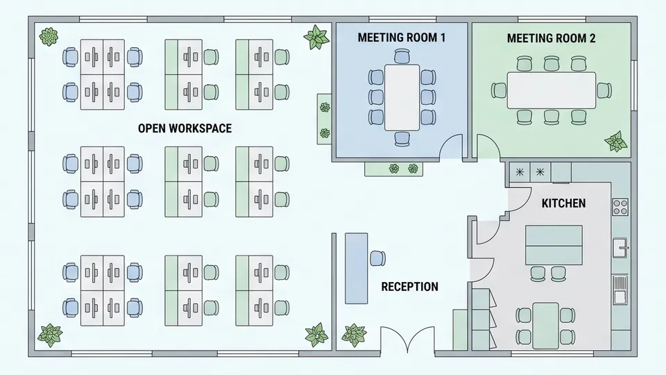 Office Floor Plan example