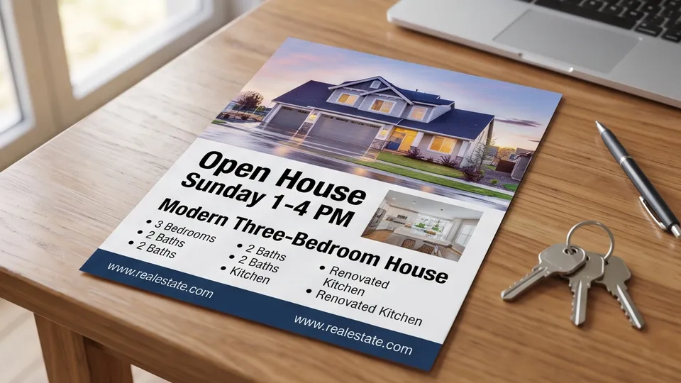 Real Estate Flyer example