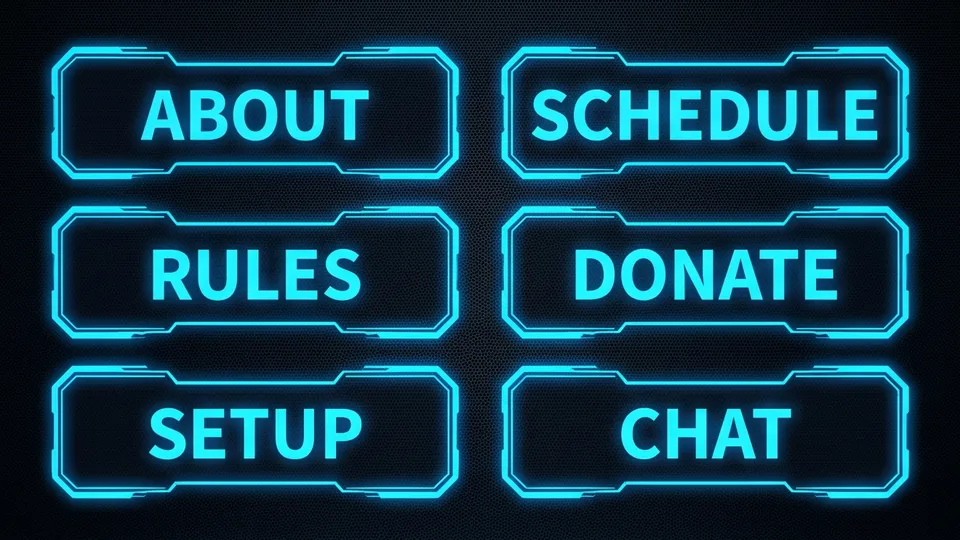 Twitch Panel example
