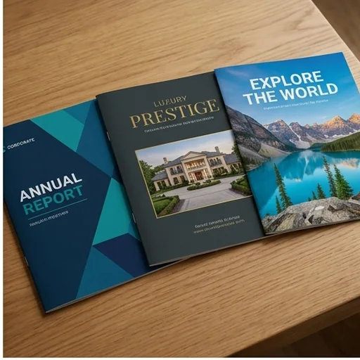 Brochures in corporate, luxury and travel styles