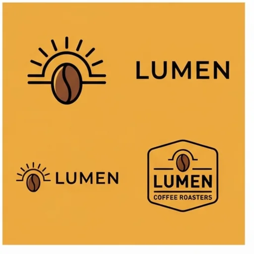 Several logo variations for a coffee roaster