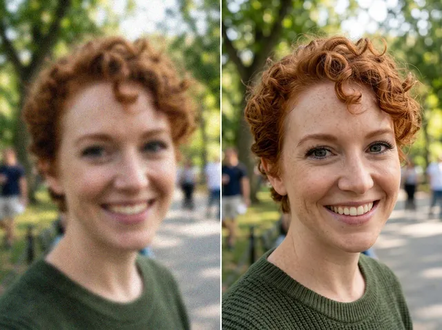 AI Face Enhancer example