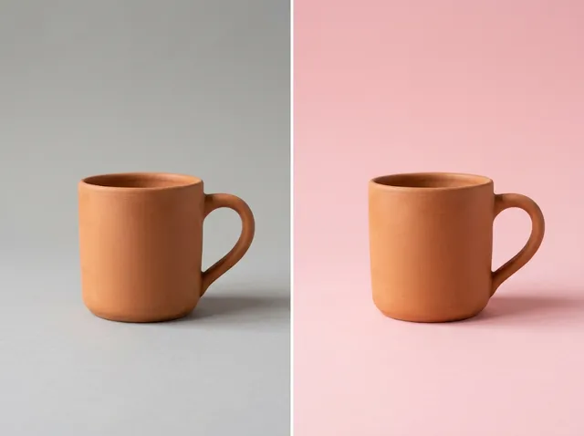 Change Background Color of Image before and after example