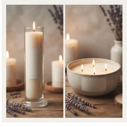 The same candle creative cloned into a tall and a wide format