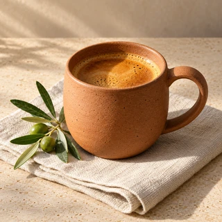 Original terracotta coffee cup product photo