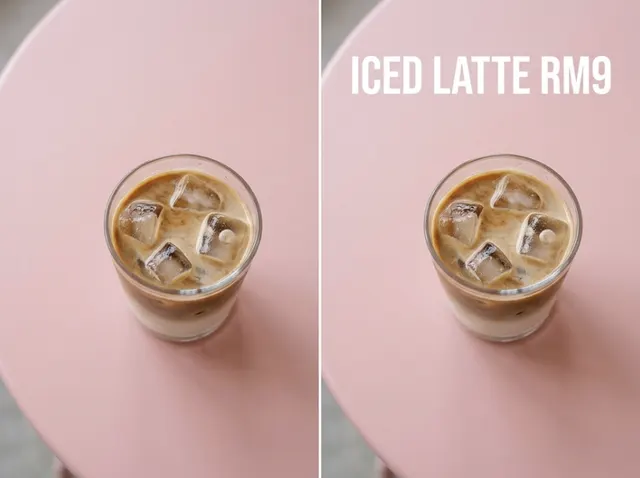 Add Text to Image before and after