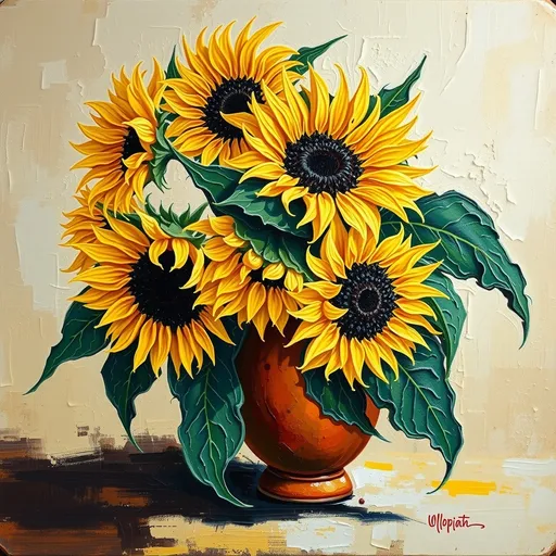 Thick Impasto style example