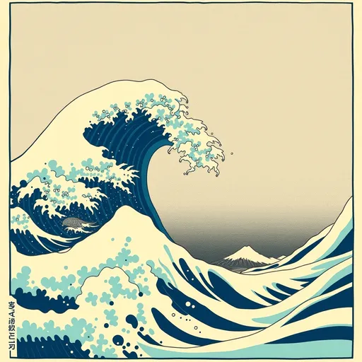 Ukiyo-e style example