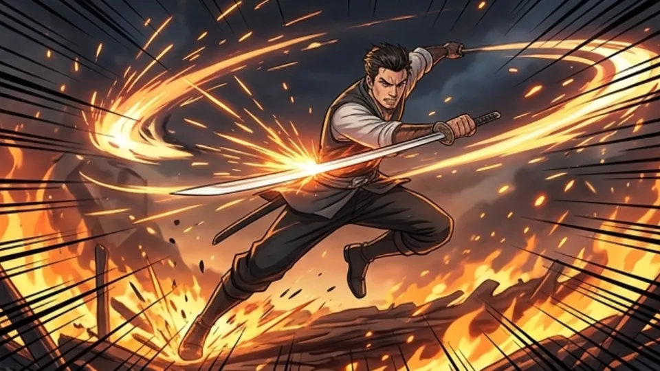Action Anime Video example