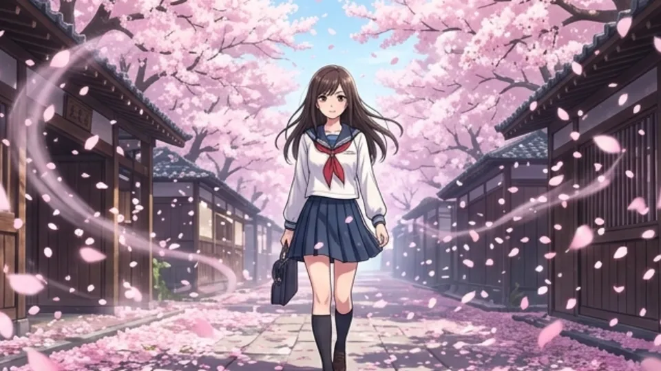 Anime Girl Video example
