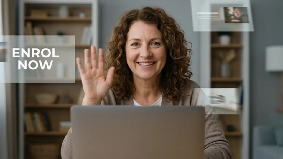 Course Launch Video Ads example