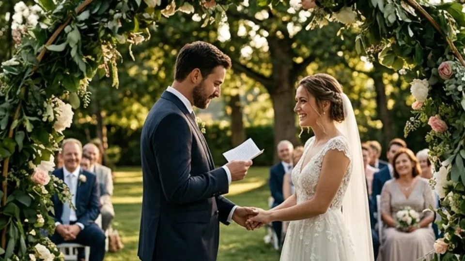 Wedding Vow Story Video example