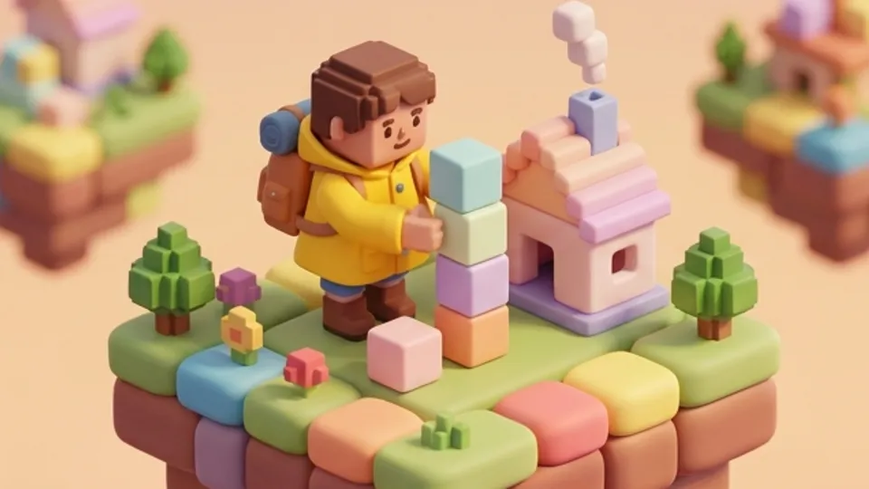 Block World Animation example