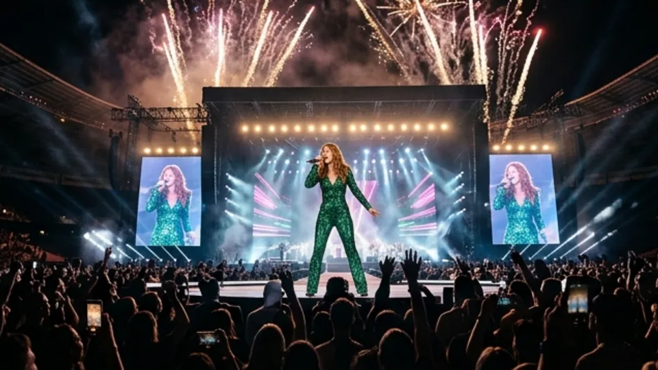 Pop Star Concert Video example