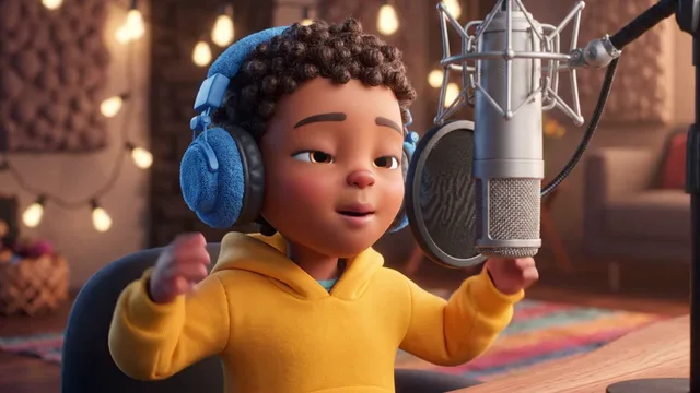 AI Talking Baby Podcast Generator example